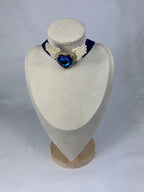 Choker Blå Hjärta Vingar