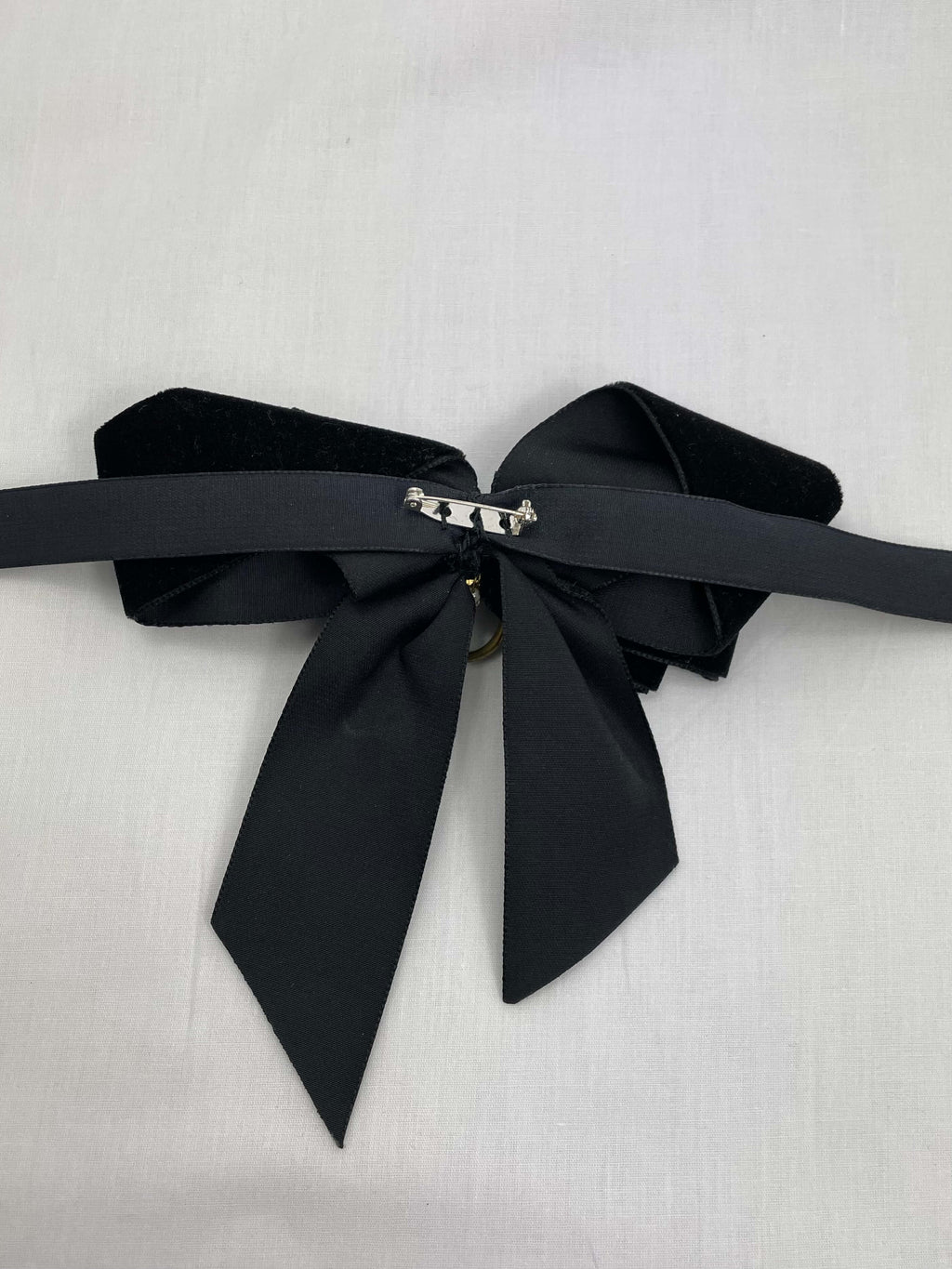 Choker+Brosch Guld Svart