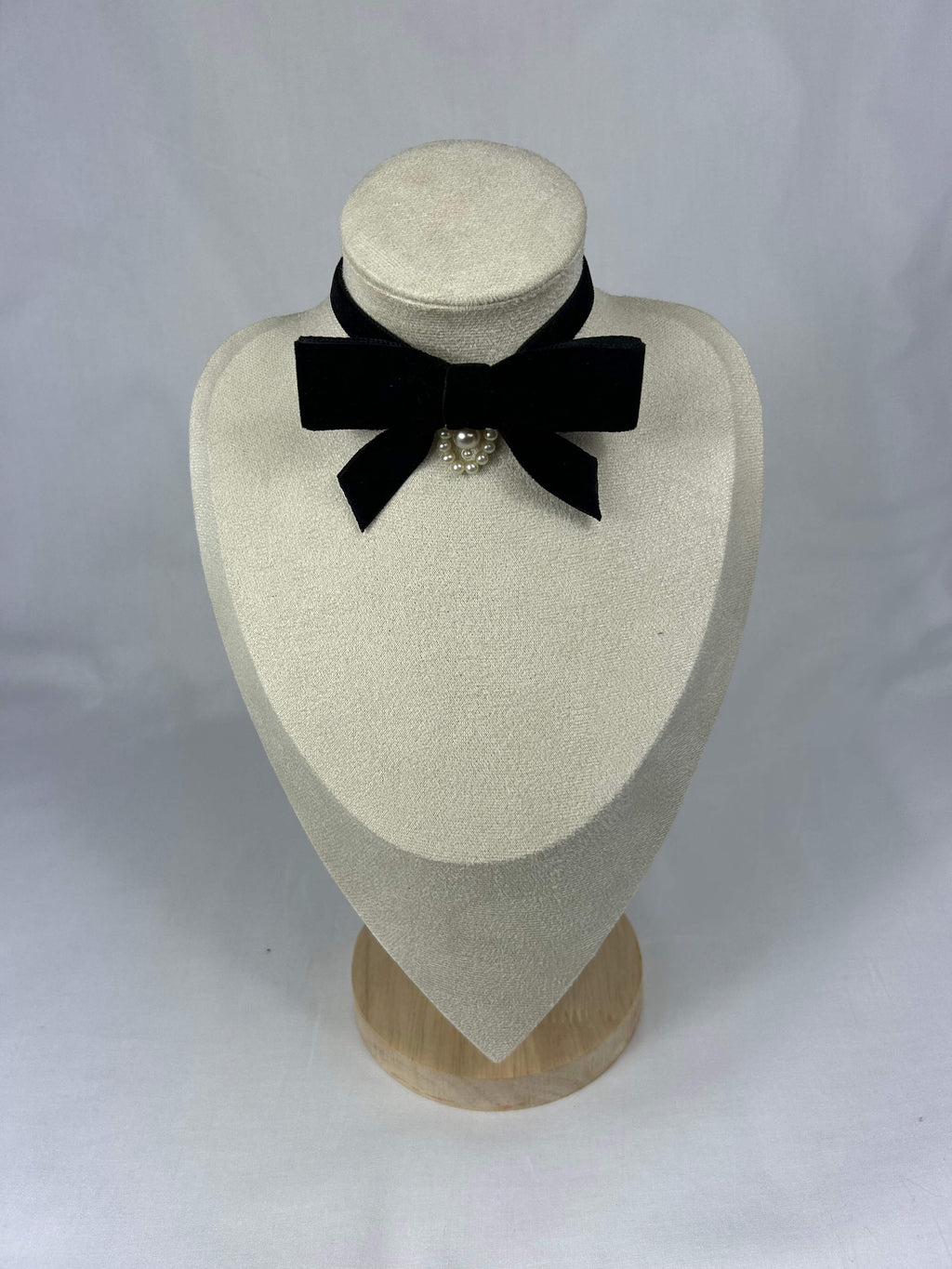 Choker Liten Svart Sammet