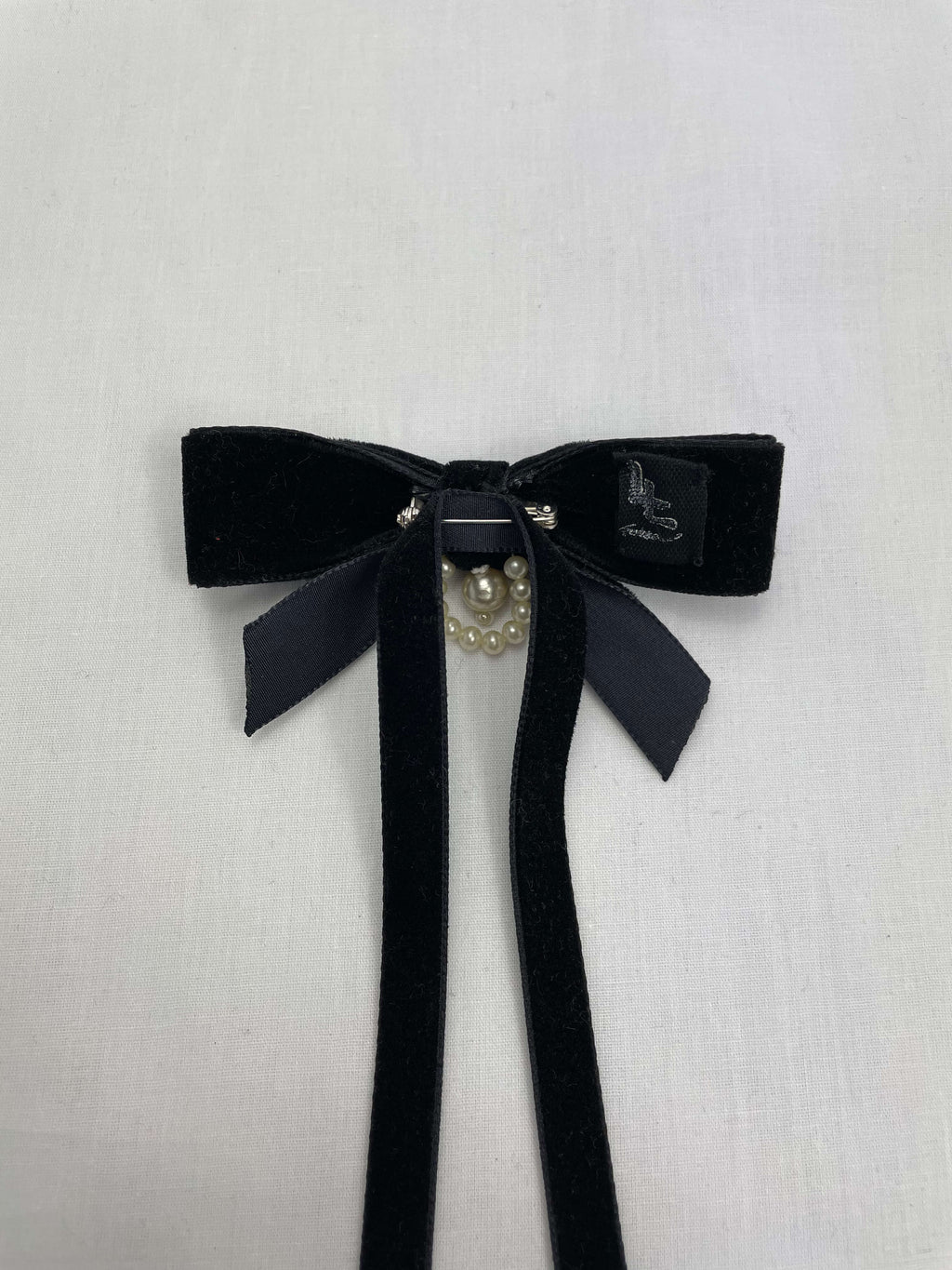 Choker Liten Svart Sammet