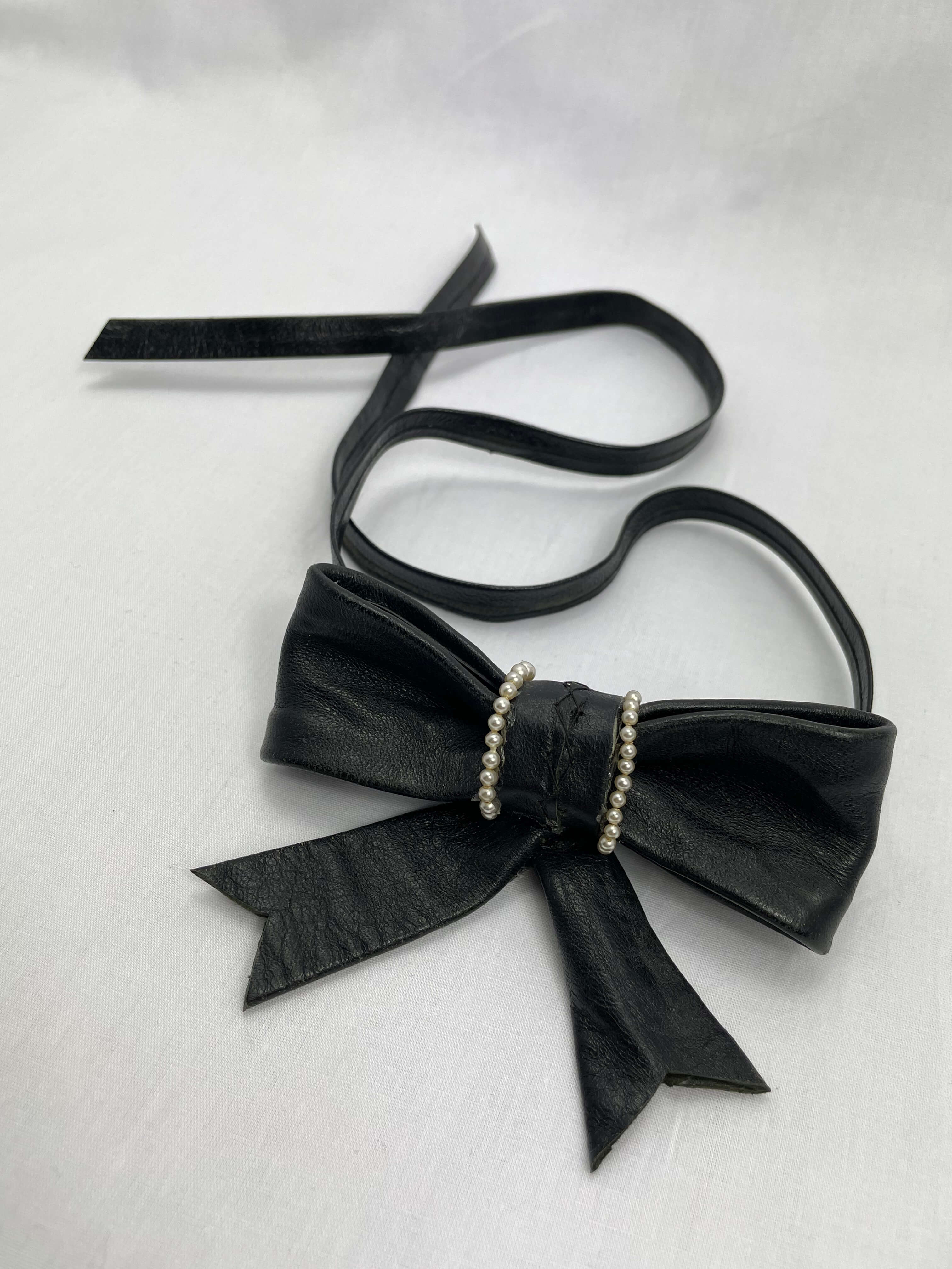 Choker Svart F läder