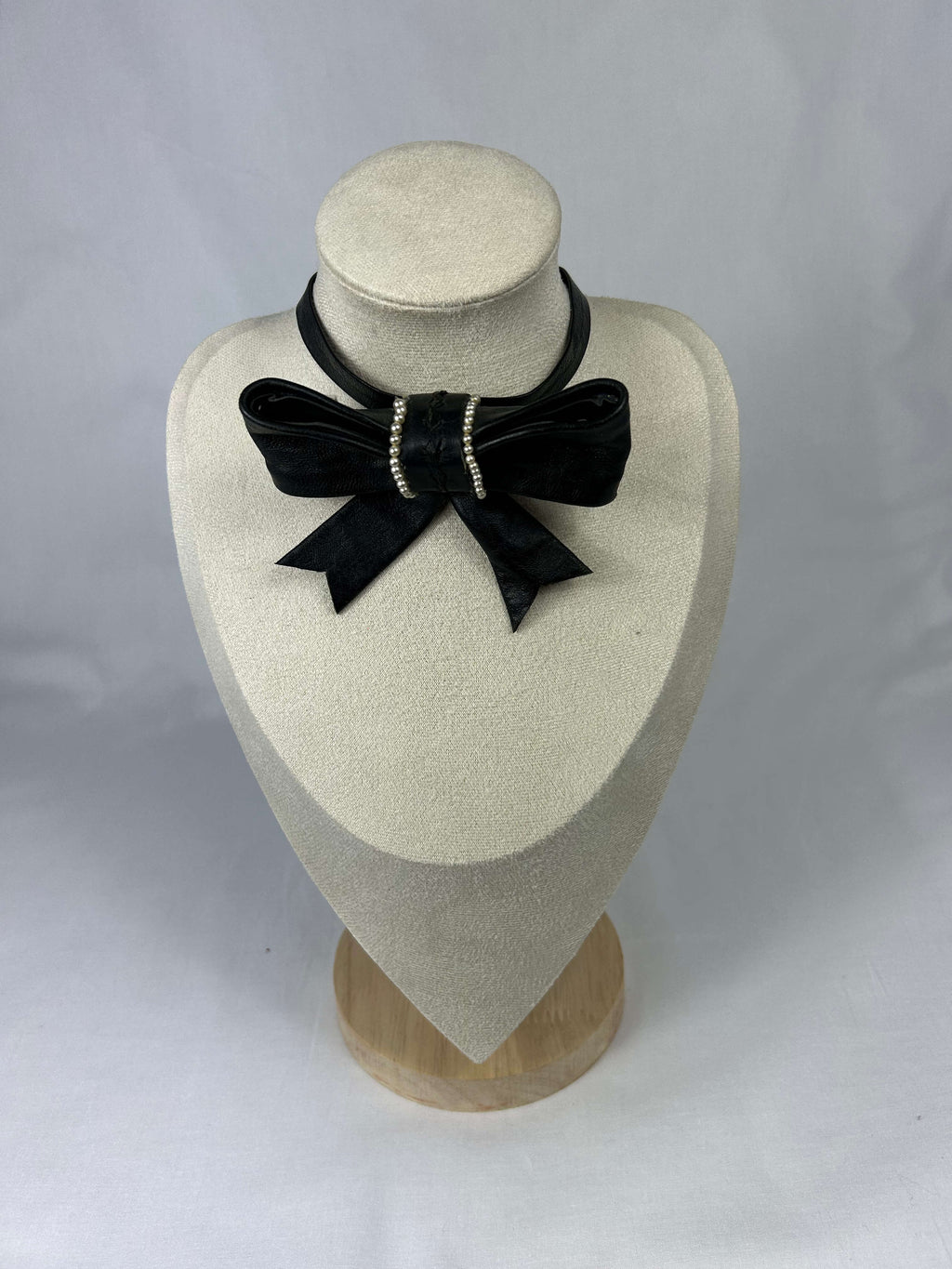 Choker Svart F läder