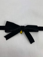 Choker Svart Sammet Stor Bjällra