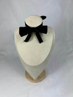 Choker Svart Sammet Stor Bjällra