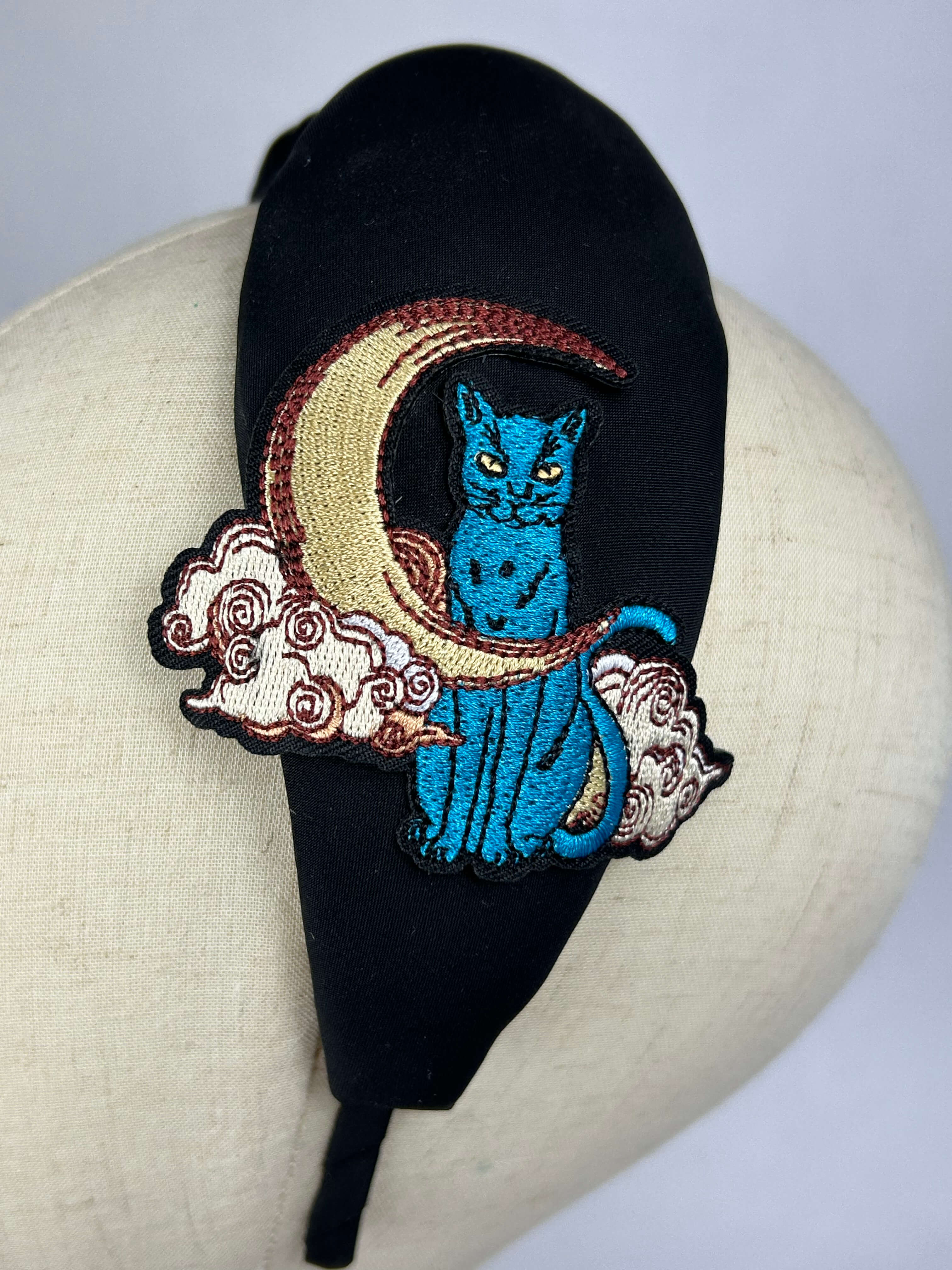 Diadem Brun Blå Katt