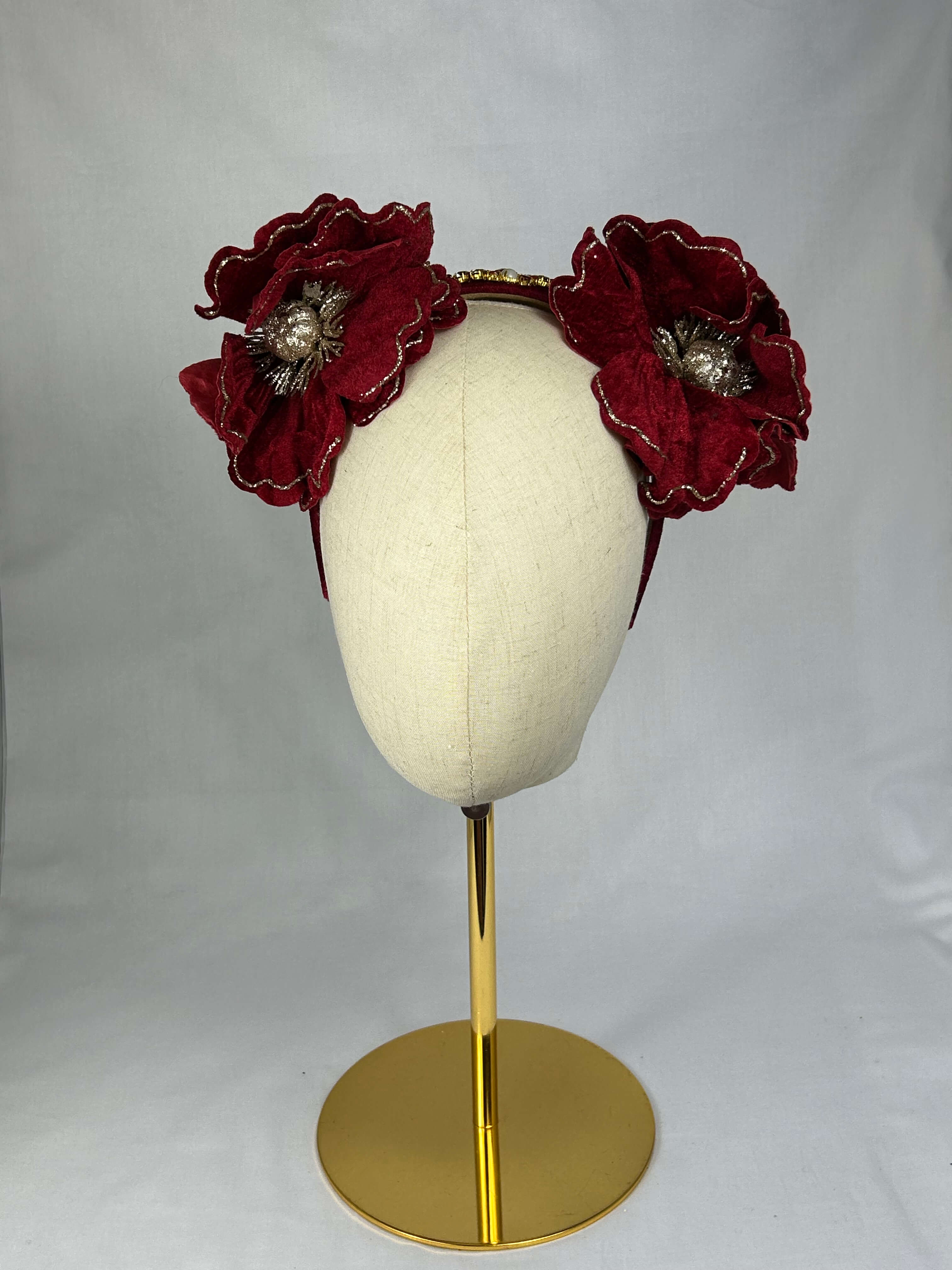 Diadem Röd Stora Blommor