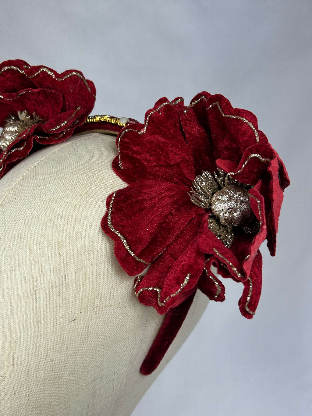 Diadem Röd Stora Blommor