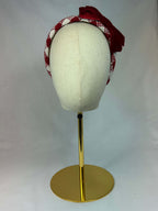 Diadem Röd Vit Rutig