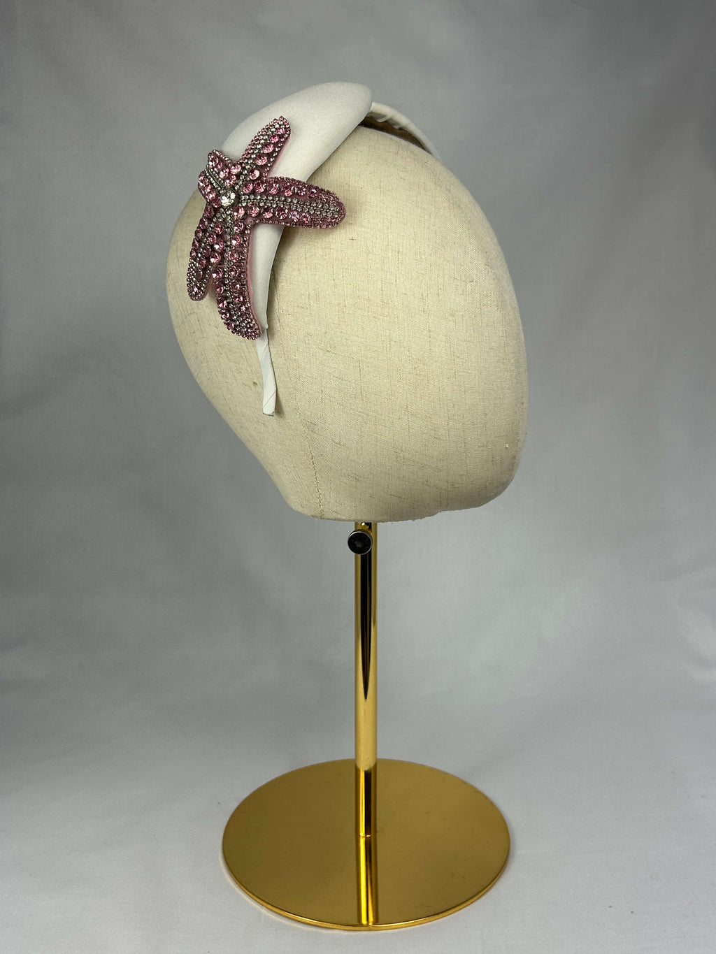 Diadem Vit Rosa Pärlsjöstjärnor