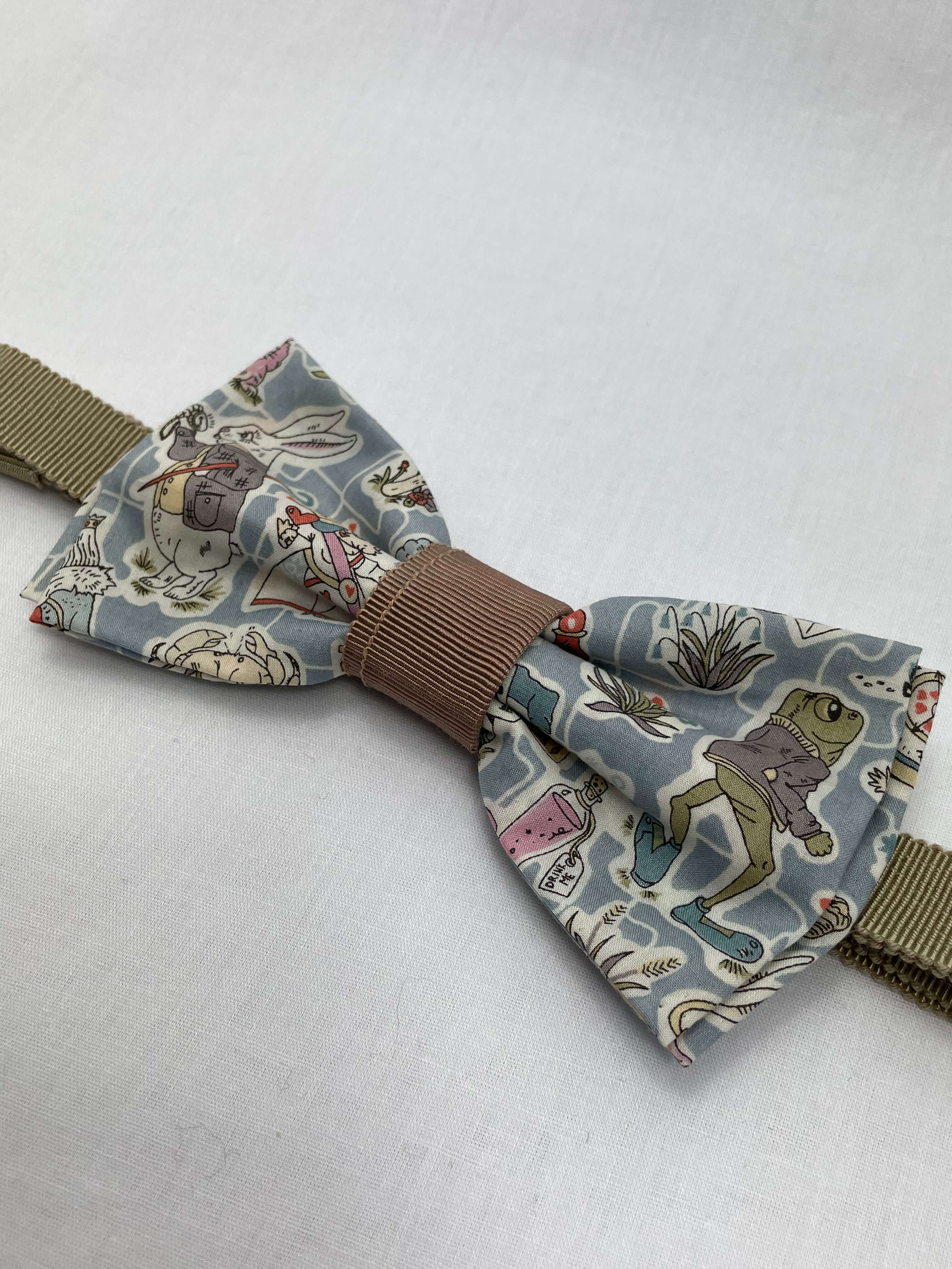 Flugor Beige Blå Djurtryck