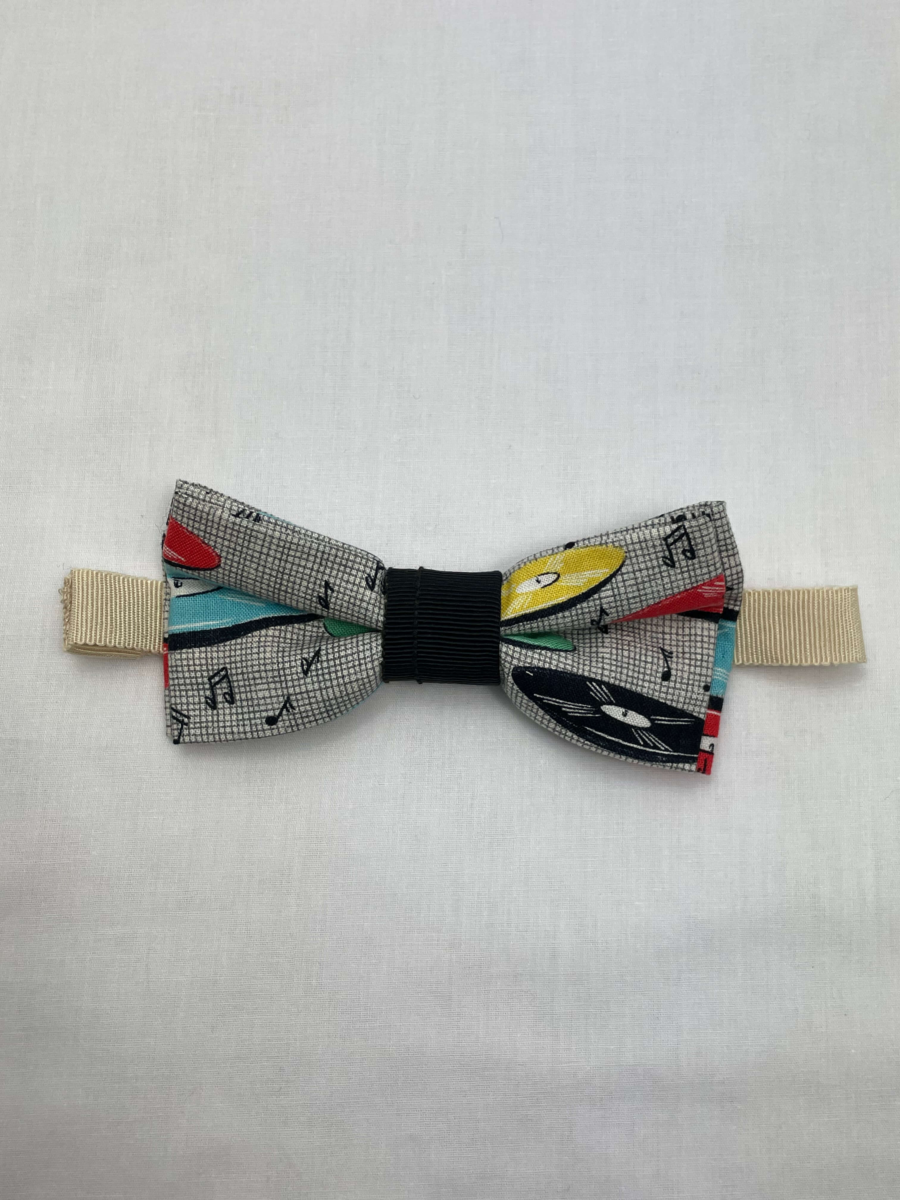 Flugor Grå Musik Mönstrad