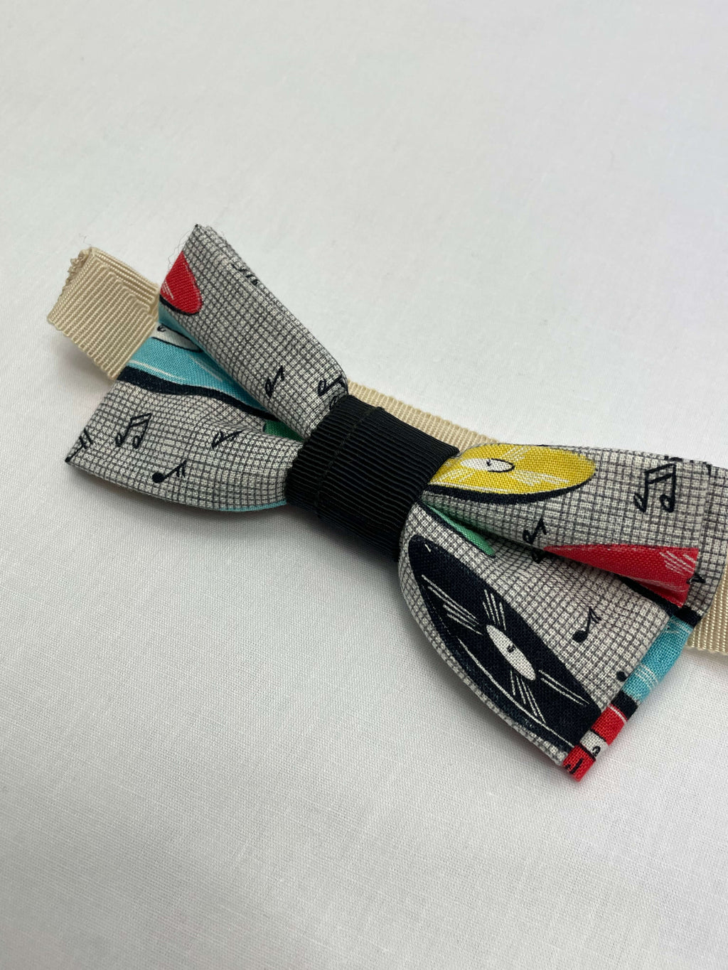 Flugor Grå Musik Mönstrad