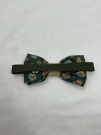 Flugor Grön Paisley Blommor