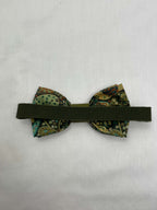 Flugor Grön Paisley Mönstrad