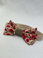 Flugor OffWhite Röd Blommig