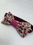 Flugor Rosa Vinröd Blommig