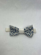 Flugor Vit Blå Blommig