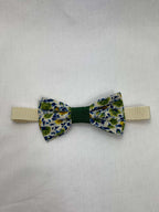 Flugor Vit Grön Blommig