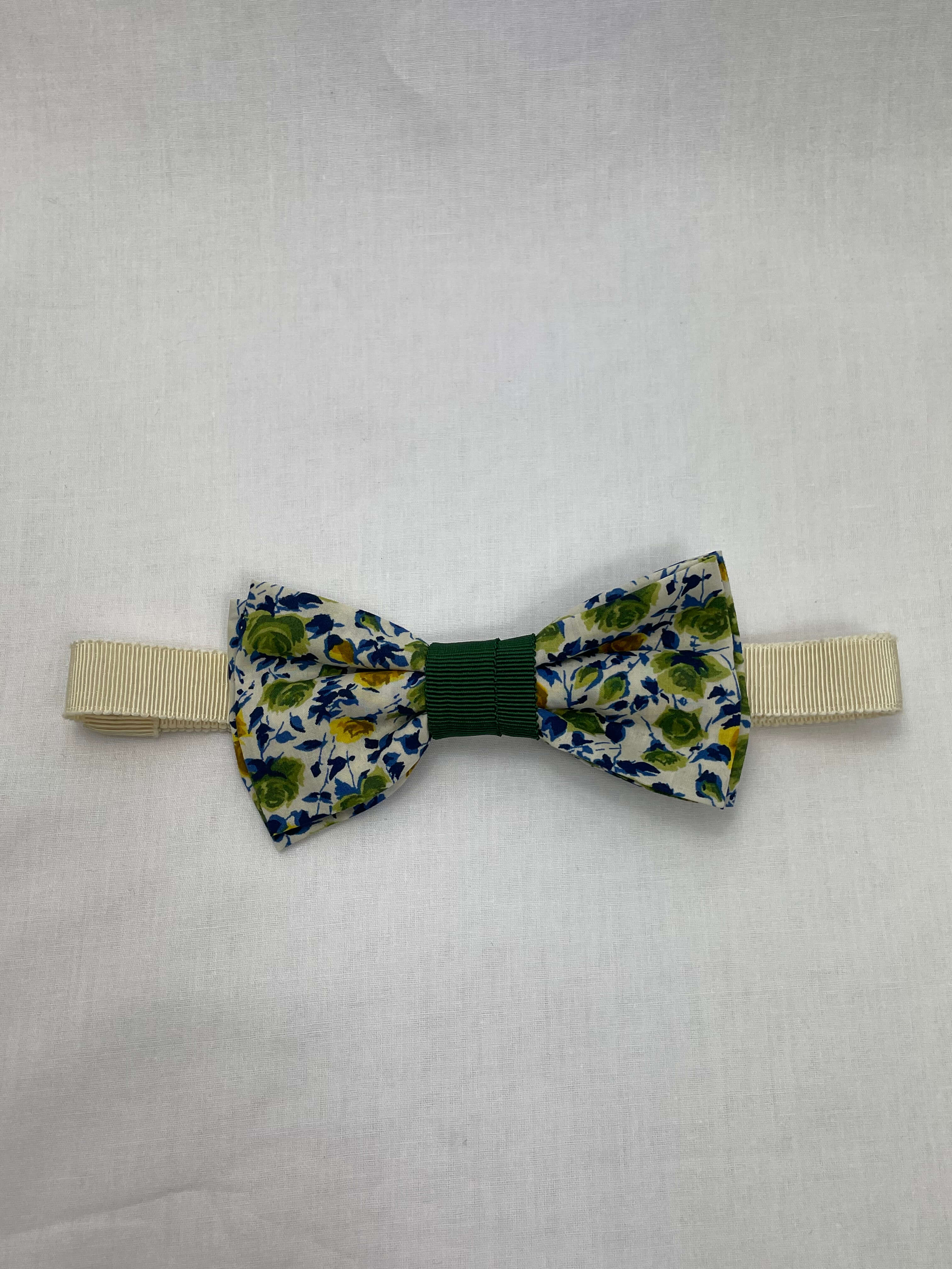 Flugor Vit Grön Blommig