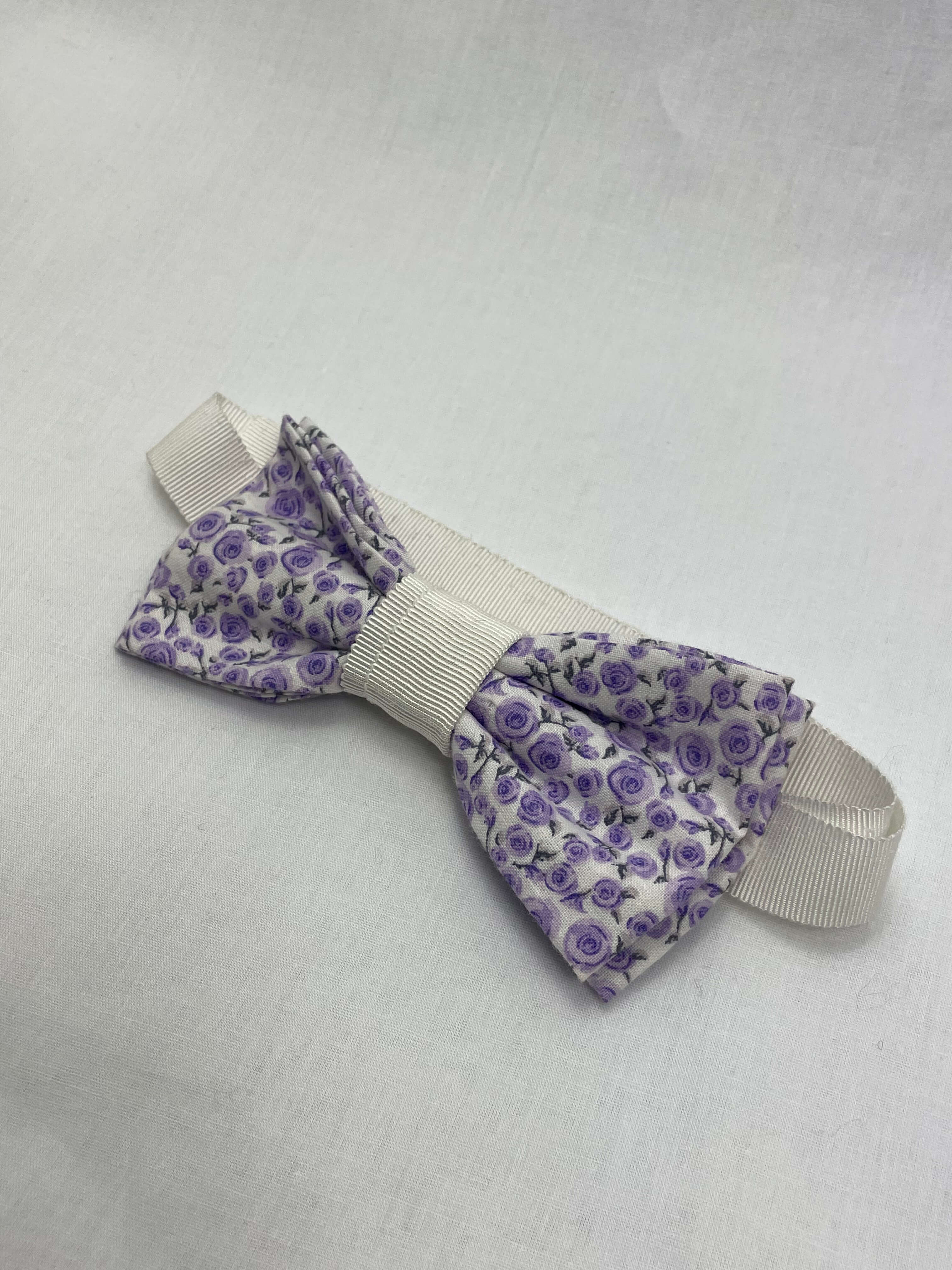 Flugor Vit Lila Blommig