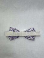 Flugor Vit Lila Blommig