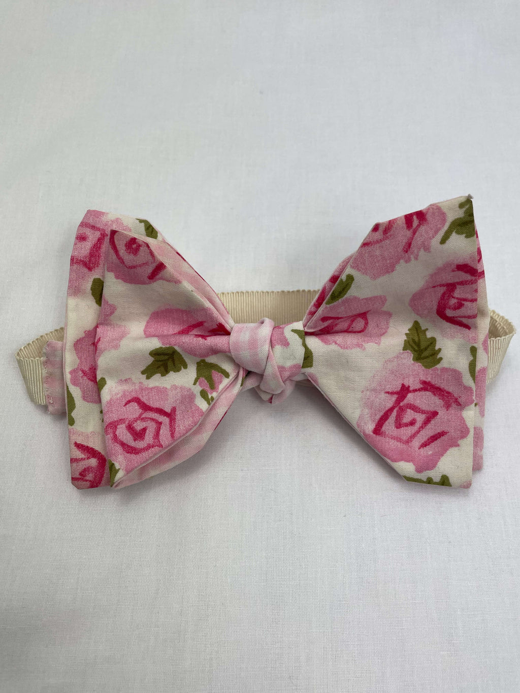 Flugor Vit Rosa Stor Blommig