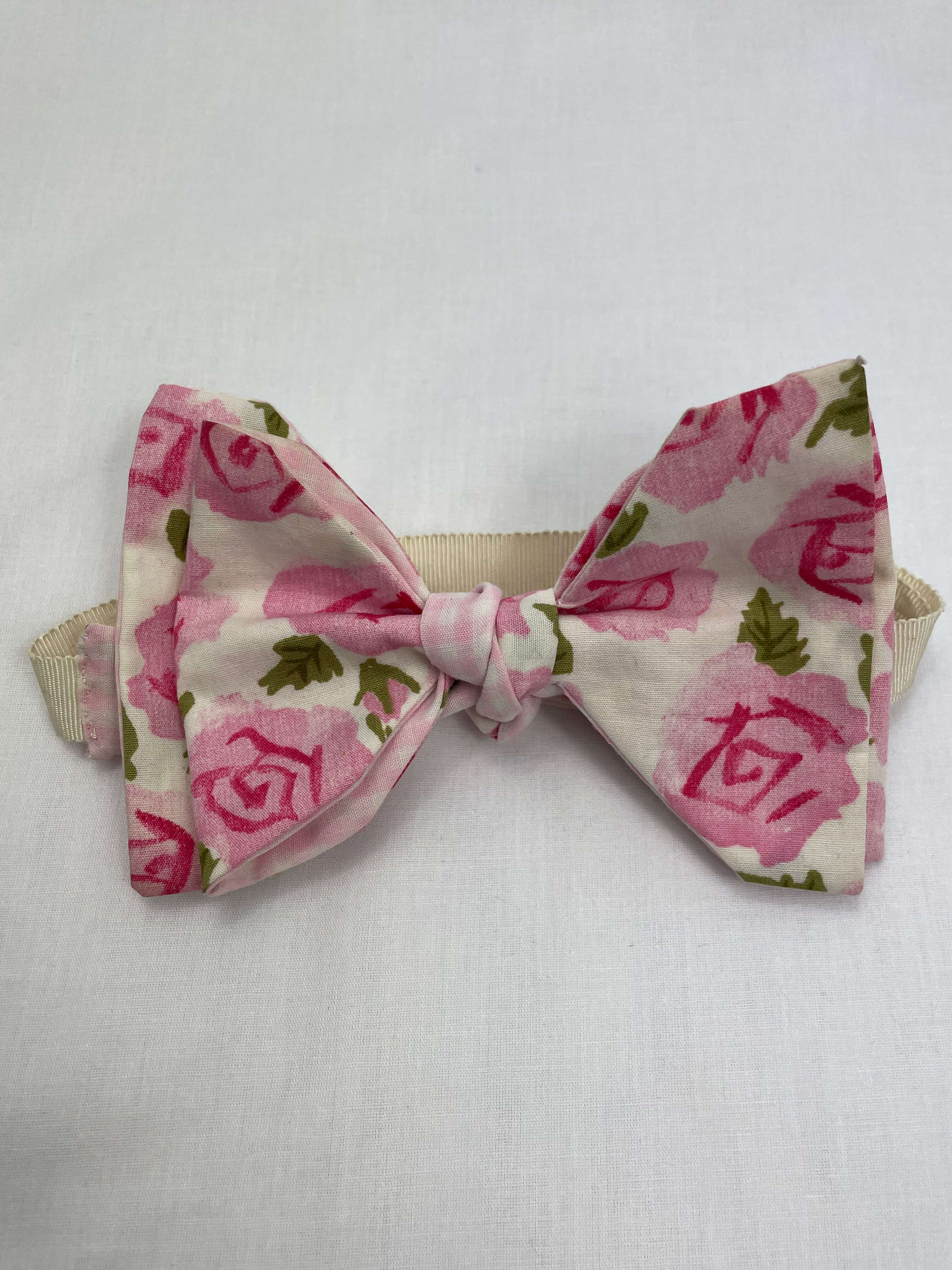 Flugor Vit Rosa Stor Blommig