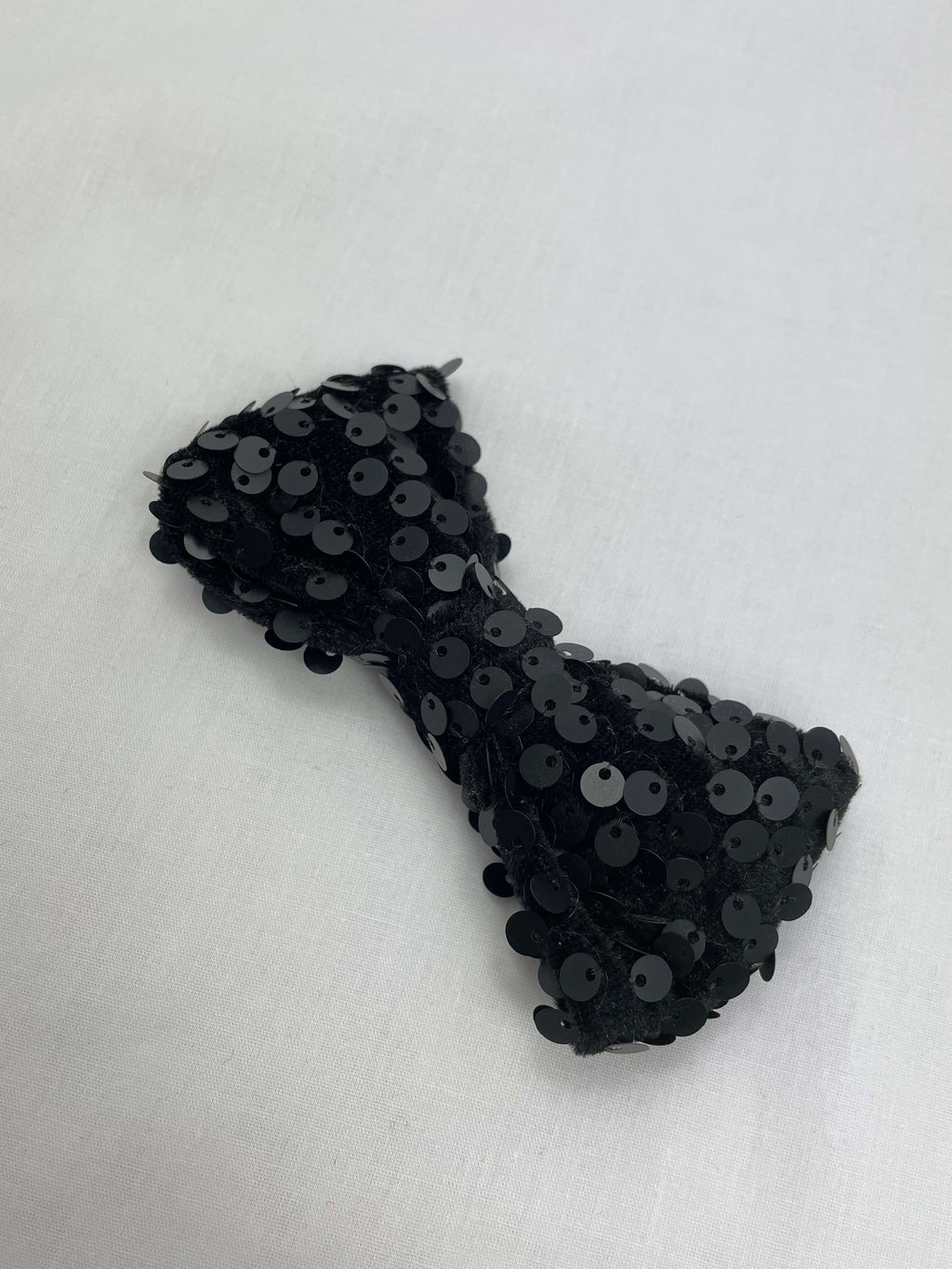 Hundfluga Svart Paljetter