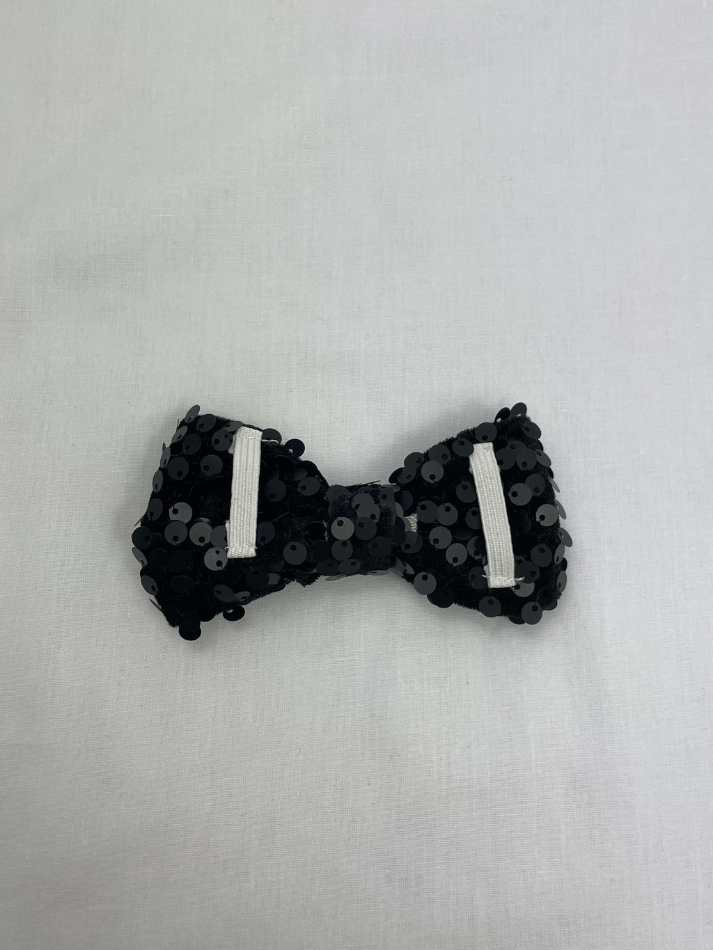 Hundfluga Svart Paljetter