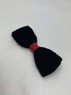 Hundfluga Svart Röd Sammet