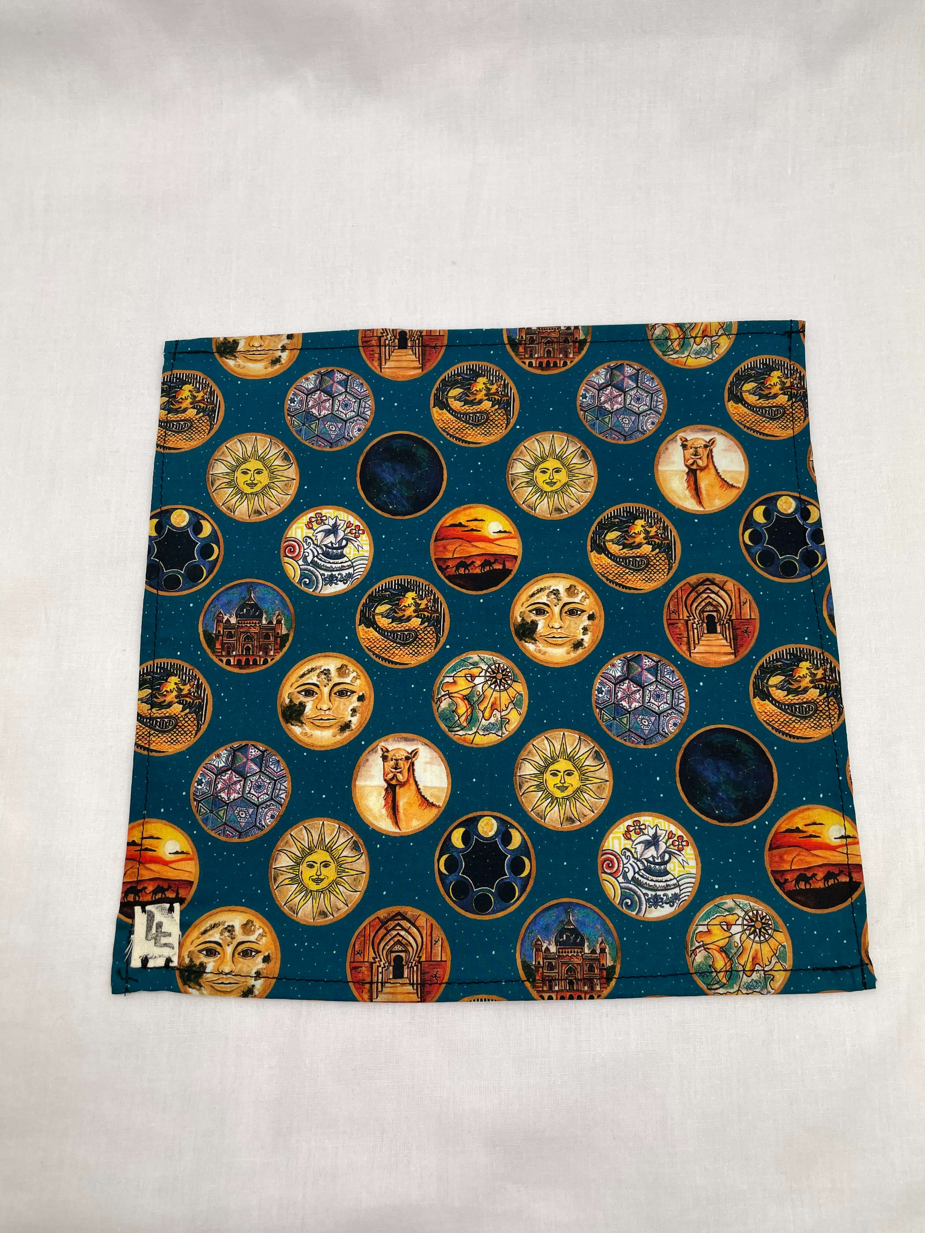 Näsduk Blå Måne OSV