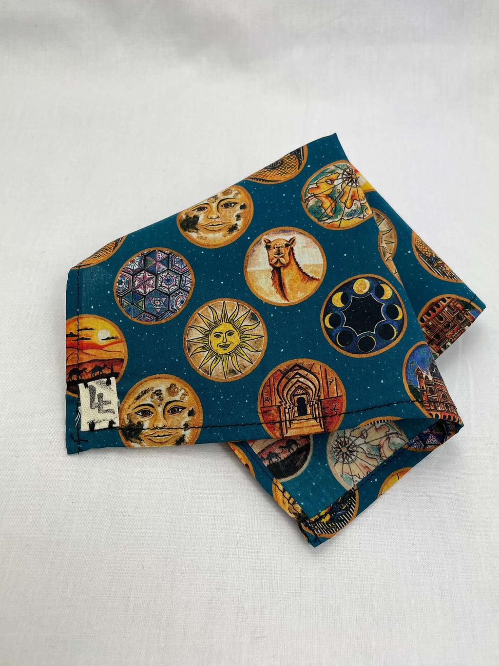 Näsduk Blå Måne OSV