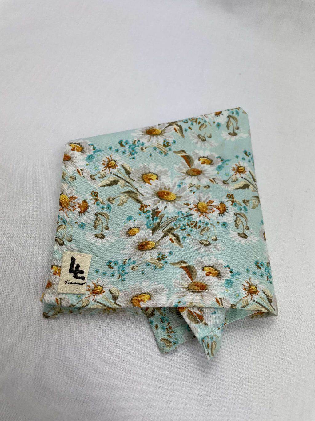 Näsduk Ljusblå Blommor