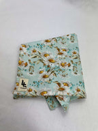 Näsduk Ljusblå Blommor