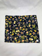 Näsduk Marinblå Blommig