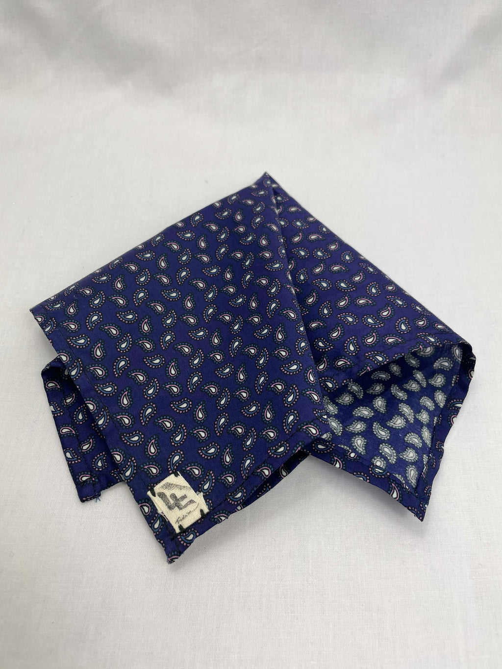 Näsduk Marinblå Paisley