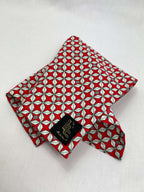 Näsduk RödVit Mönster