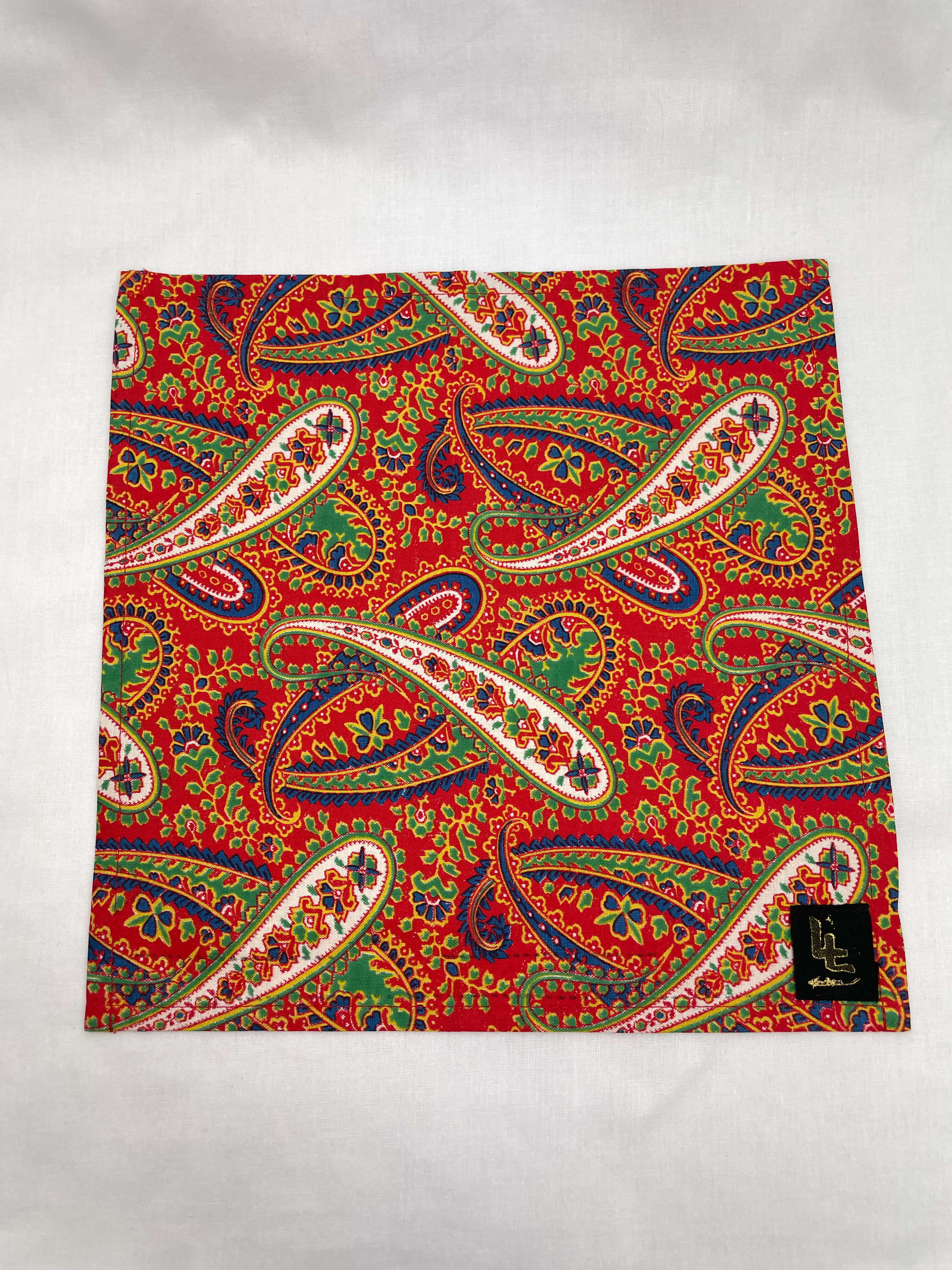 Näsduk Röd Paisley