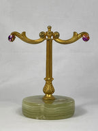 Örhängen Färgglad Rund Strass