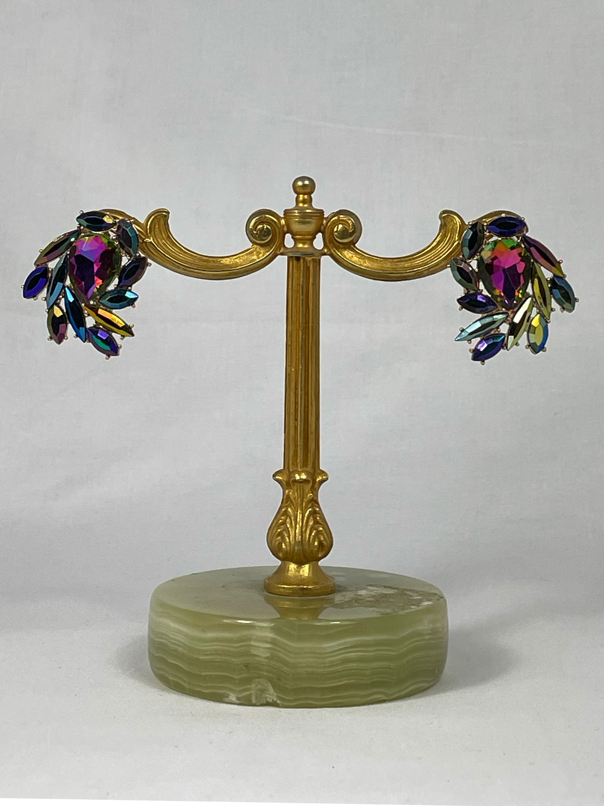 Örhängen Flerfärgad Bunt Strass