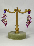 Örhängen Färgglad Vingar Strass