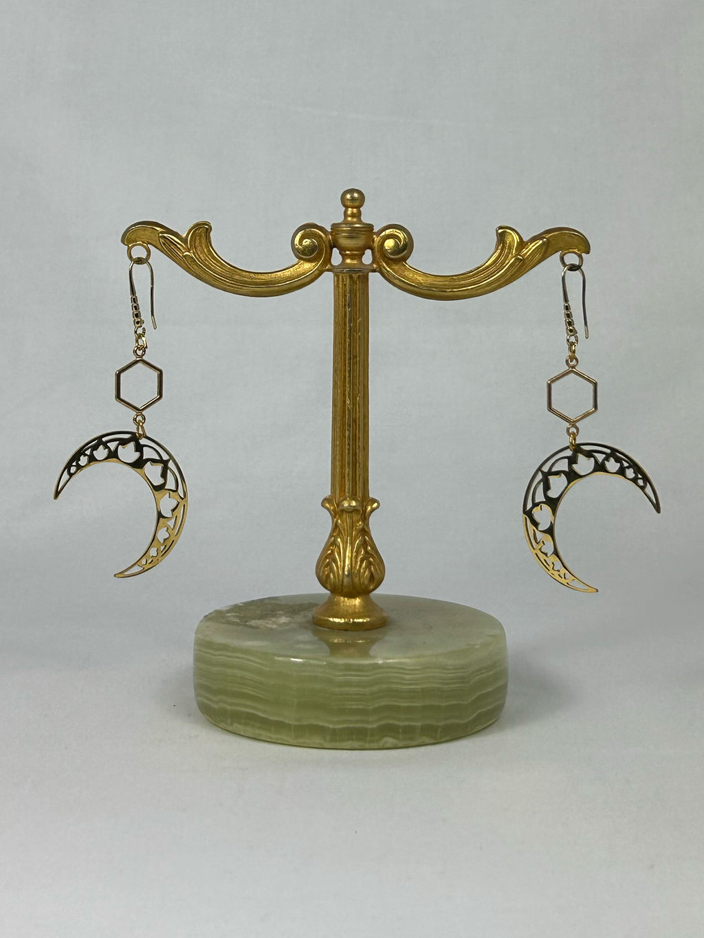 Örhängen Guld Måne