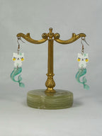 Örhängen Katt sjöjungfru