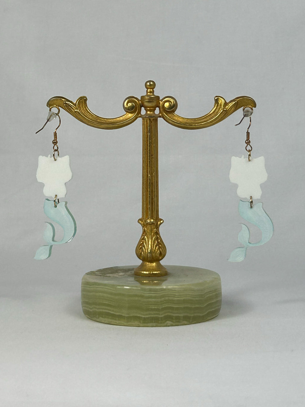 Örhängen Katt sjöjungfru