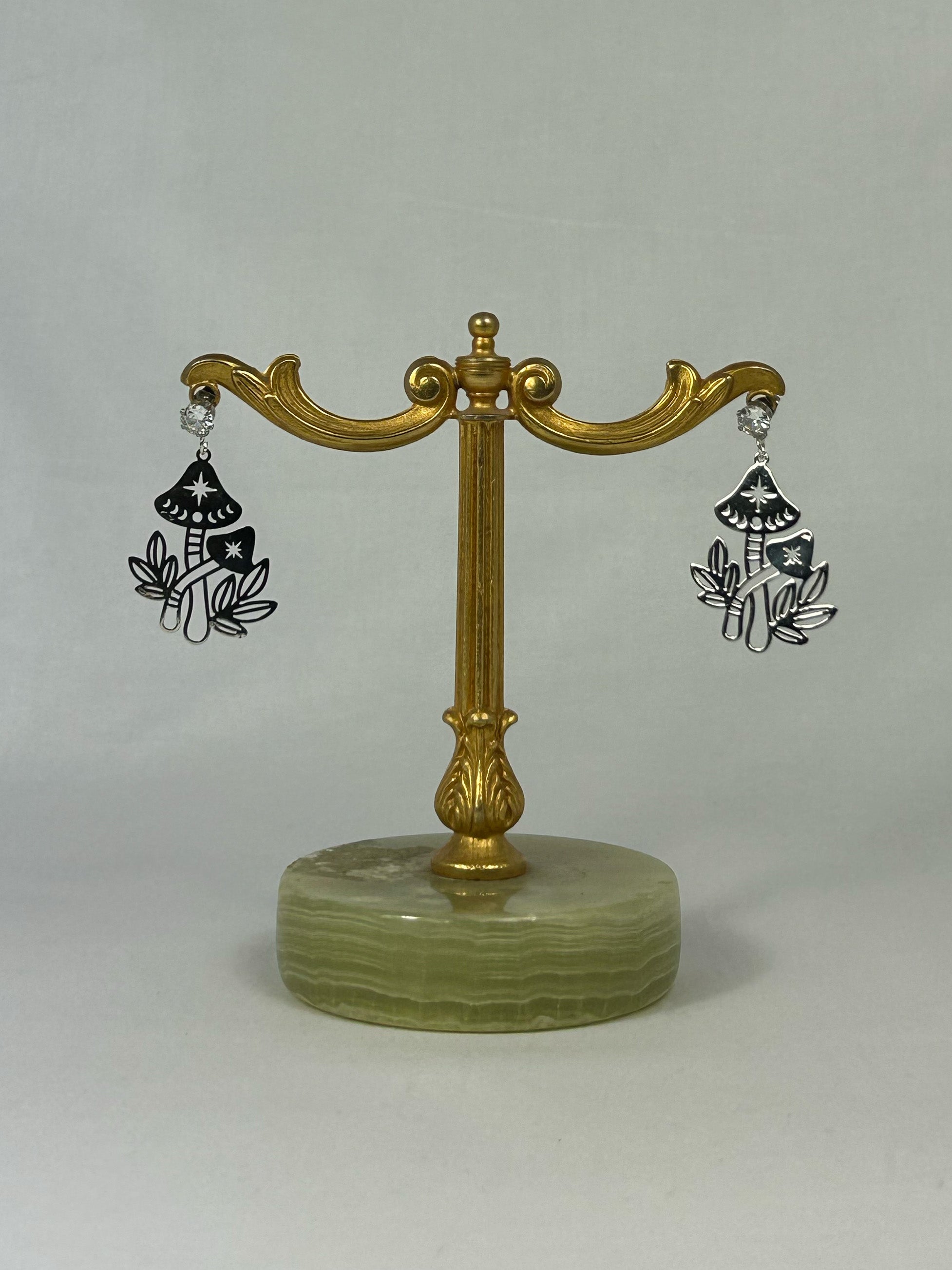 Örhängen Silver Svamp