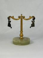 Örhängen Svart Död Katt