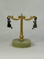 Örhängen Svart Död Katt