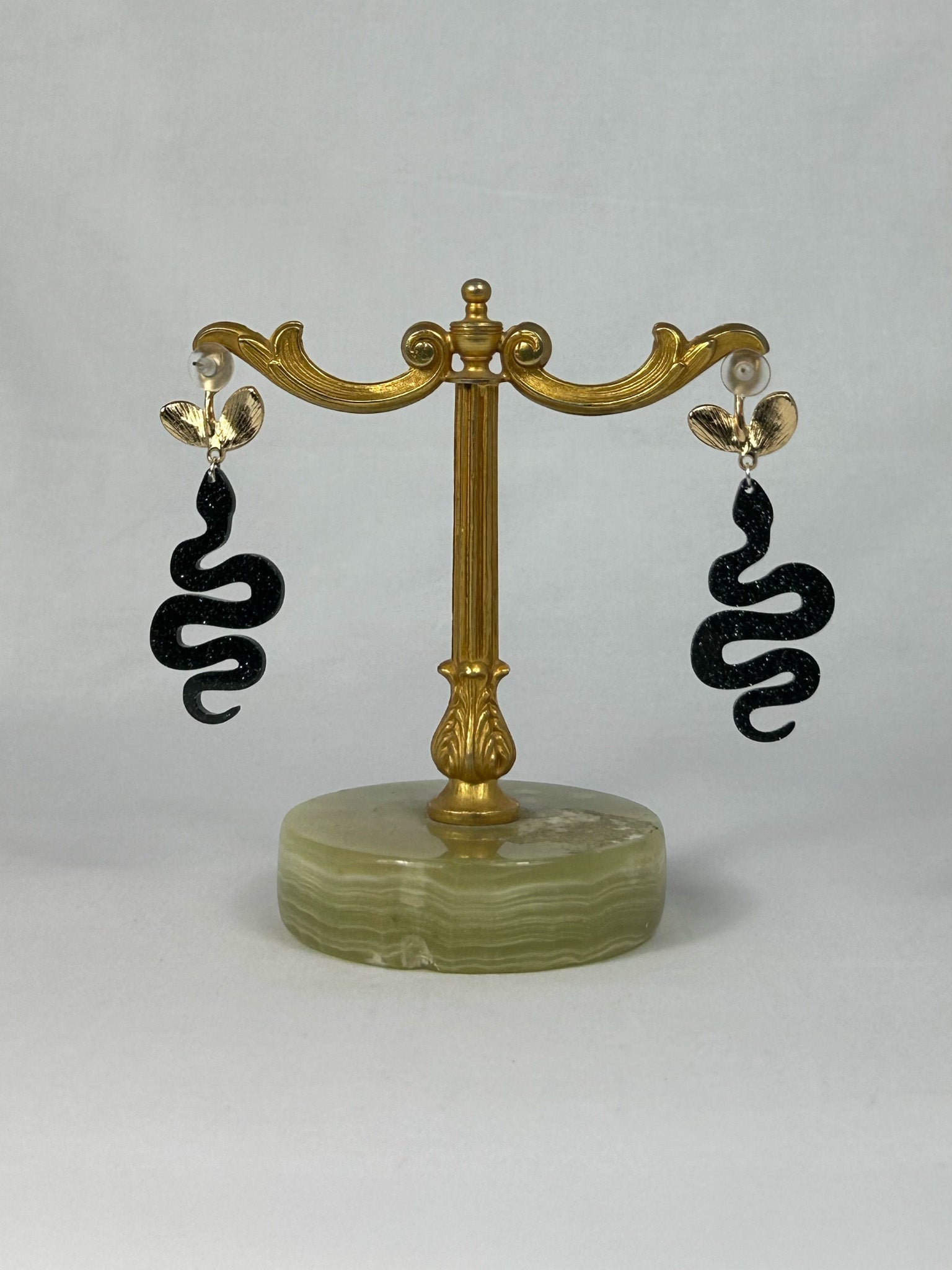 Örhängen Svart Orm