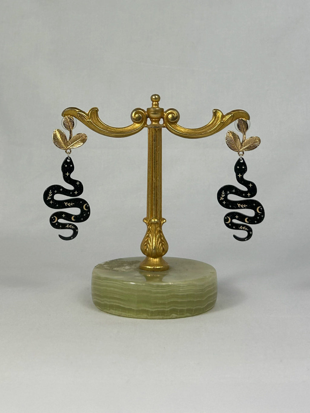 Örhängen Svart Orm