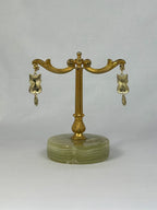 Örhängen Svart Vit Katt